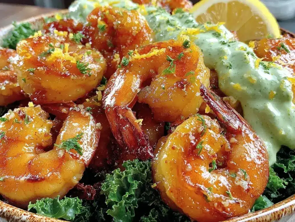 shrimp scampi dinner bowl - featured image