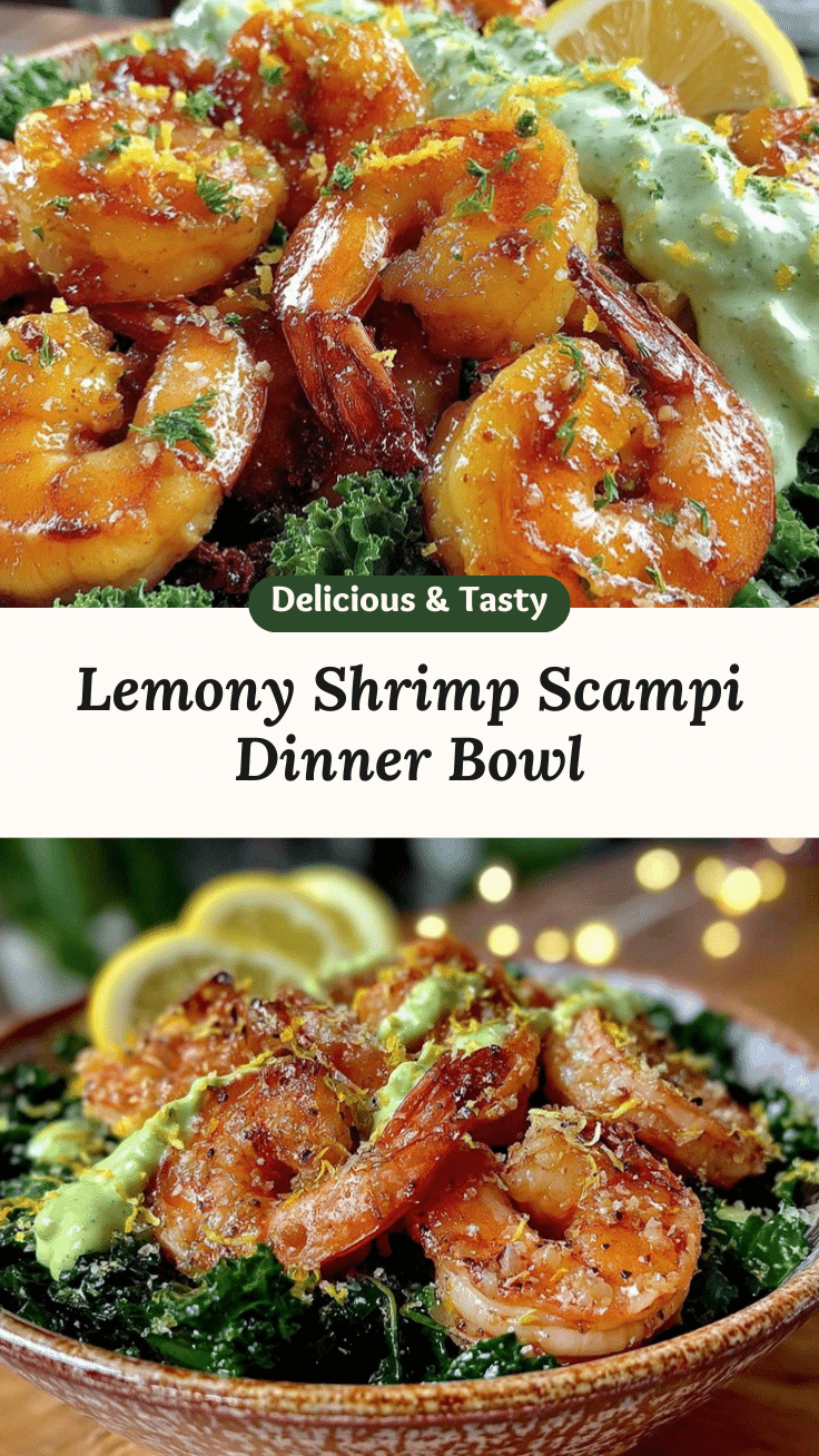 shrimp scampi dinner bowl recipe
