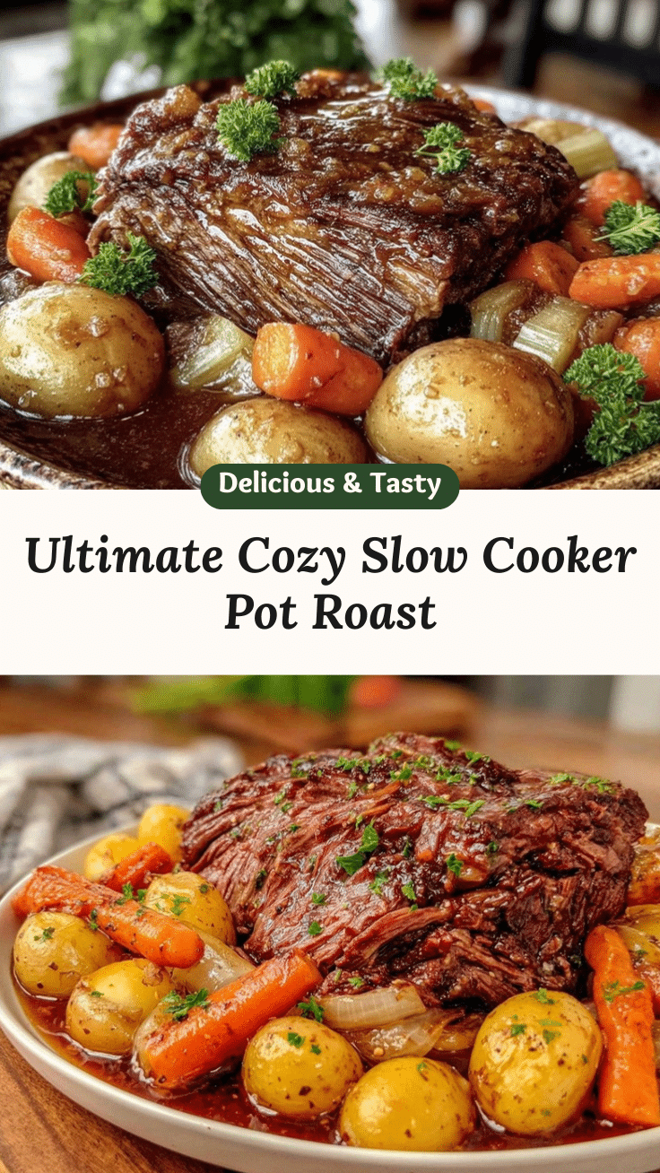 slow cooker pot roast with vegetables recipe