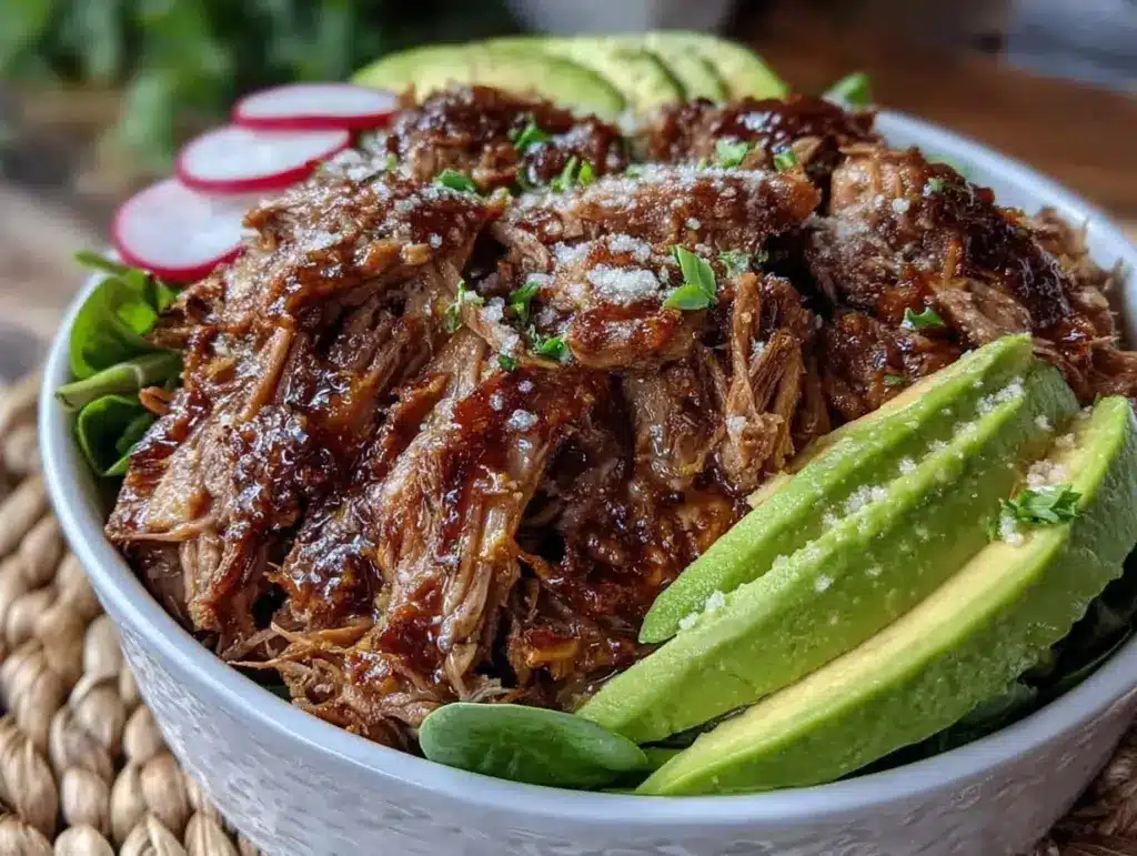 slow-cooker pulled pork nourish bowl - featured image