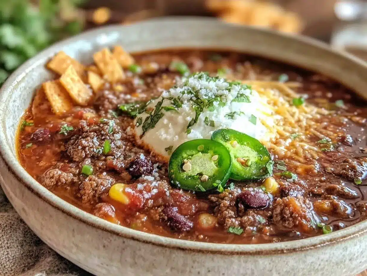Slow Cooker Taco Soup preparation steps