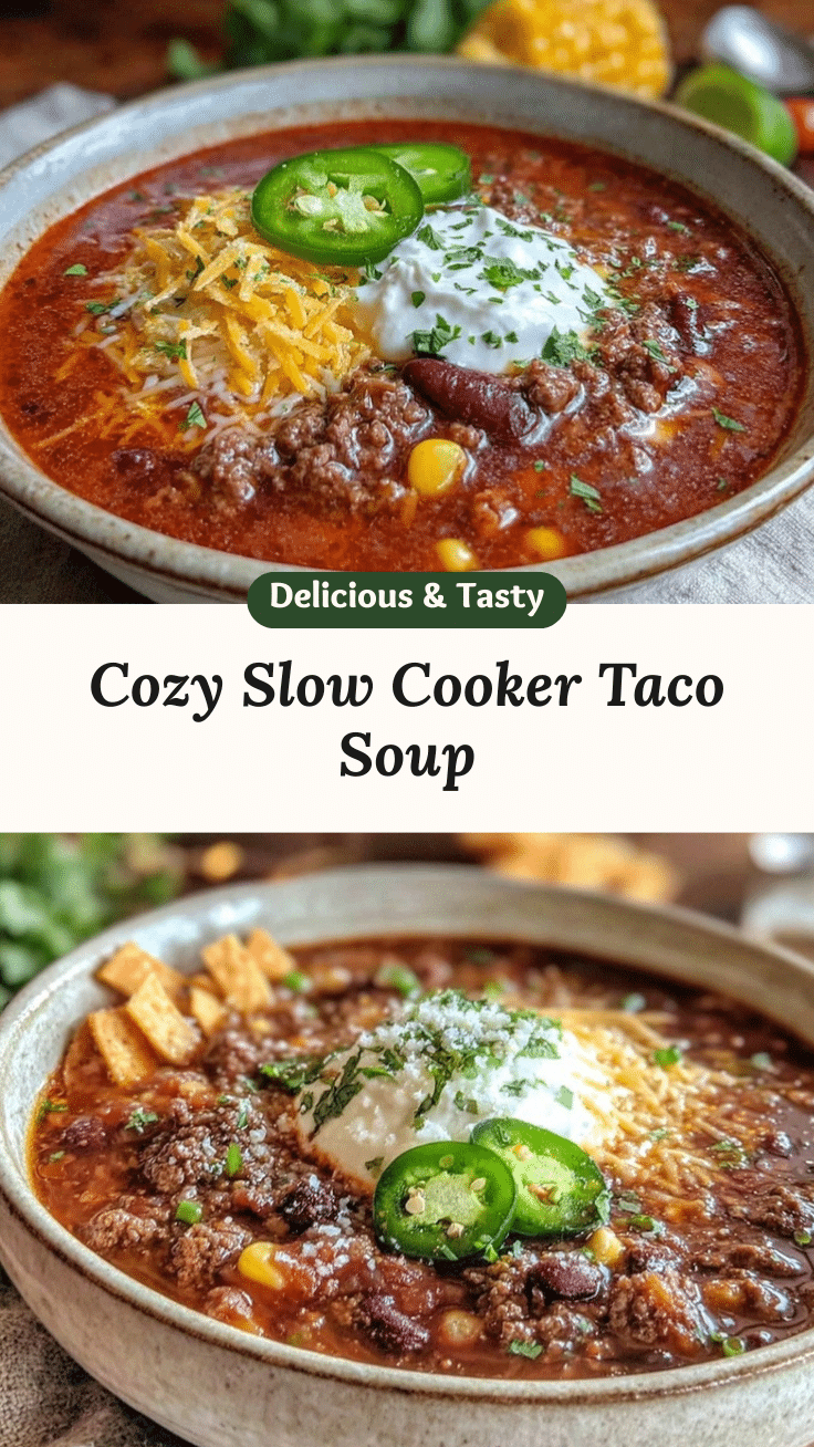 Slow Cooker Taco Soup recipe