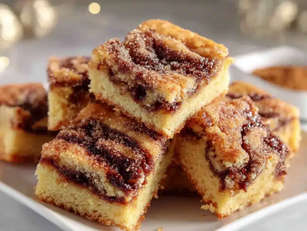 Snickerdoodle Blondies - featured image