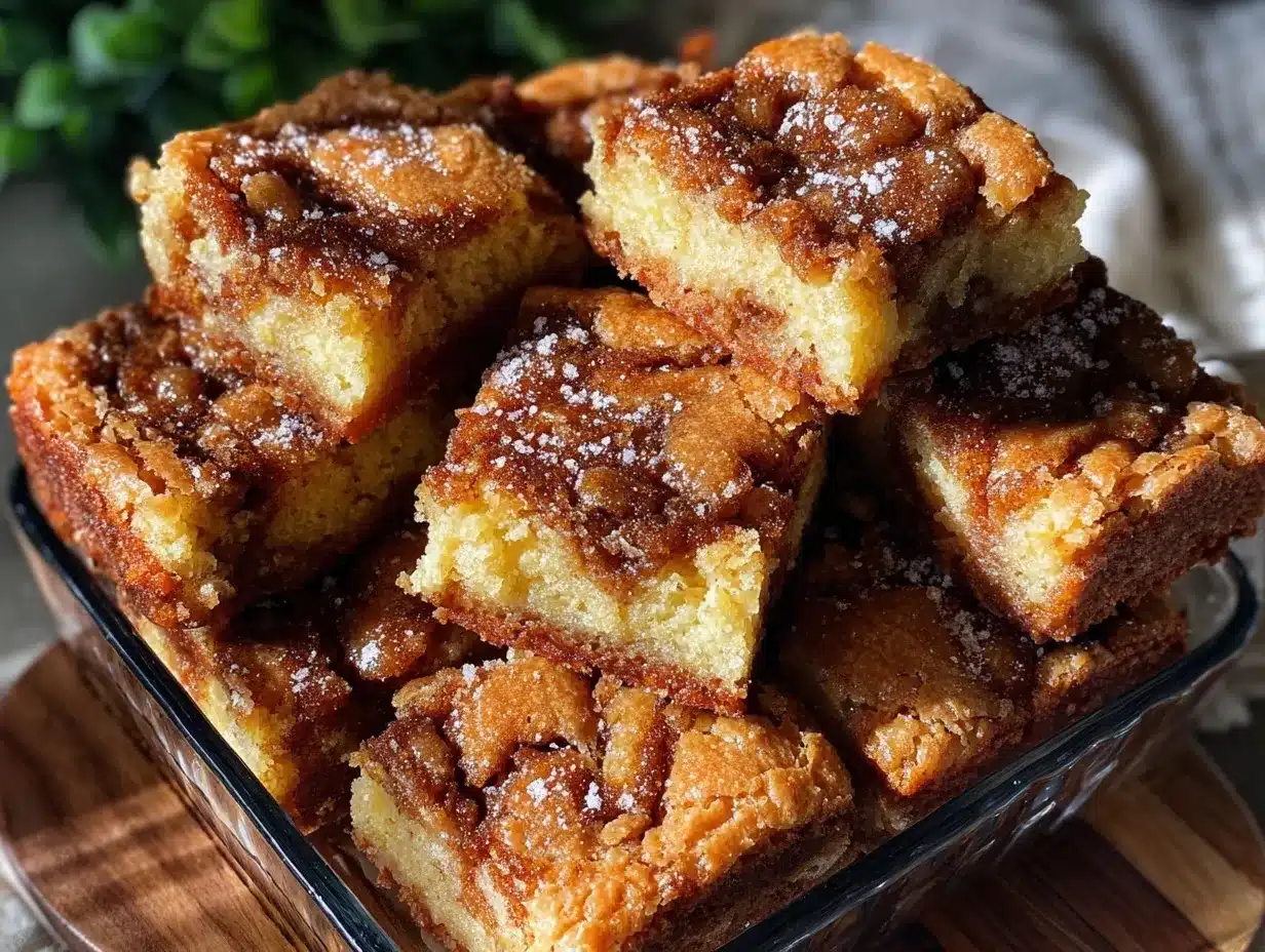 Snickerdoodle Blondies preparation steps