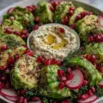 snow pea holiday wreath - featured image