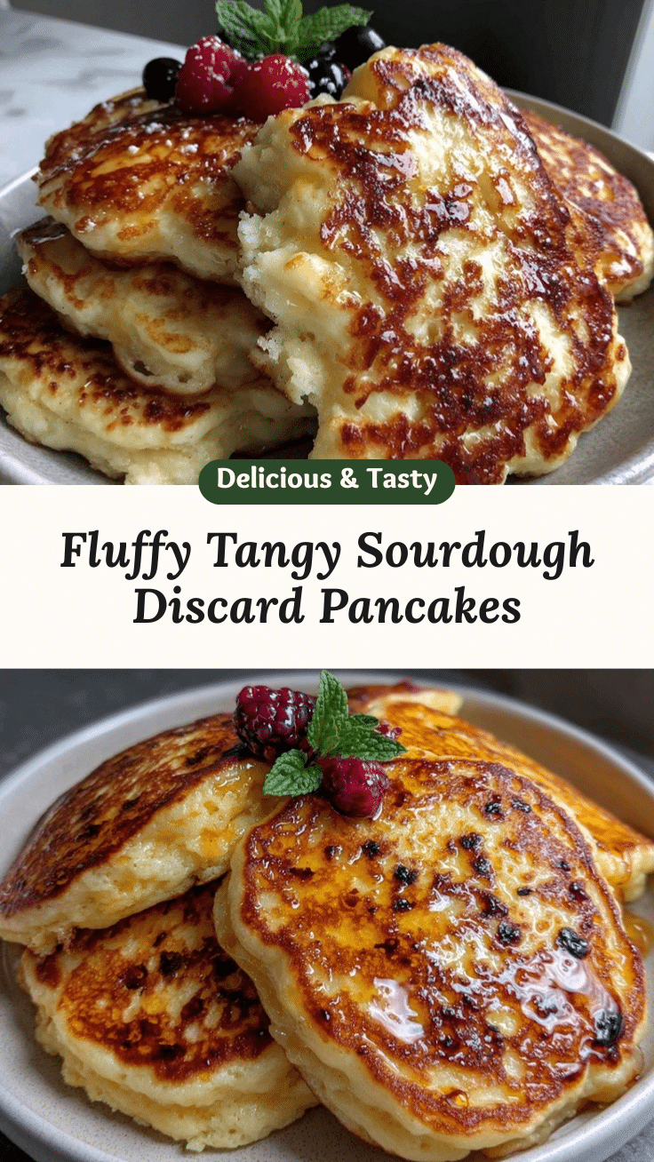 sourdough discard pancakes recipe