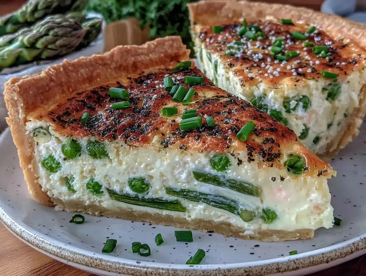 spring vegetable quiche preparation steps