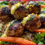 st patrick’s day nourish bowl turkey meatballs - featured image
