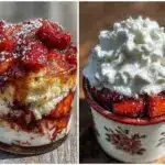 strawberry shortcake biscuit cups - featured image