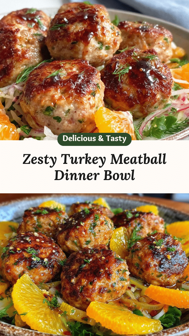 turkey meatballs dinner bowl recipe