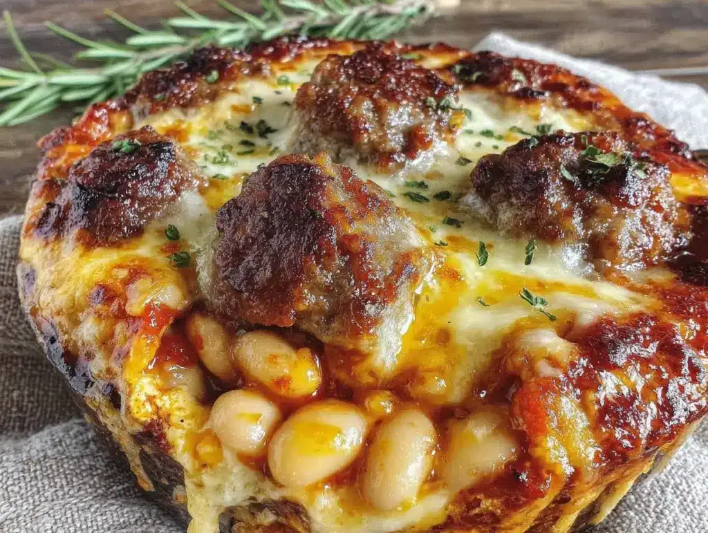 Tuscan sausage and bean dip - featured image