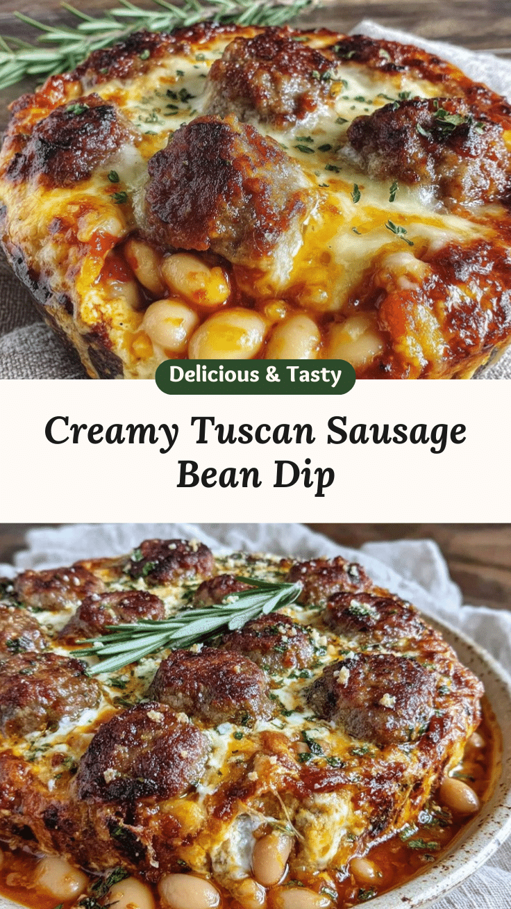 Tuscan sausage and bean dip recipe