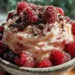 Valentines strawberry nice cream bowl - featured image