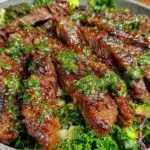 zesty steak dinner bowl with chimichurri - featured image