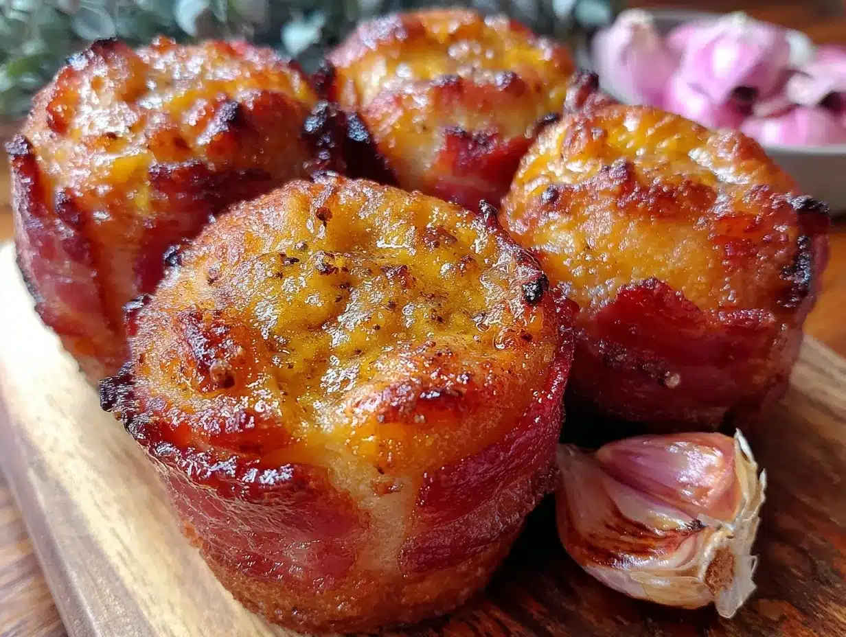 bacon-wrapped brown butter dinner rolls preparation steps