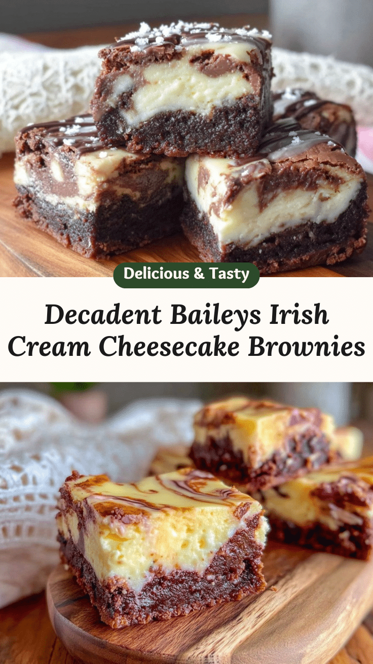 baileys irish cream cheesecake brownies recipe