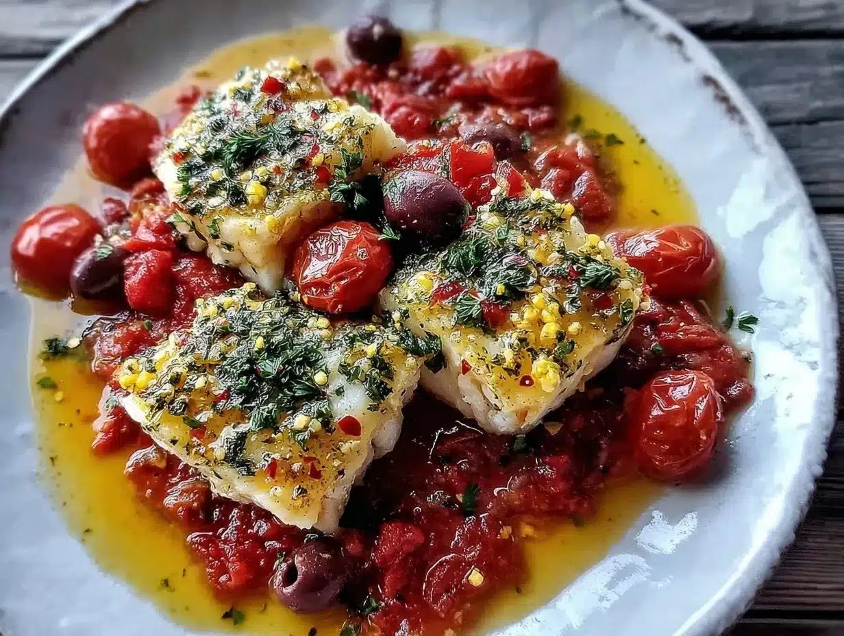 baked cod recipe preparation steps