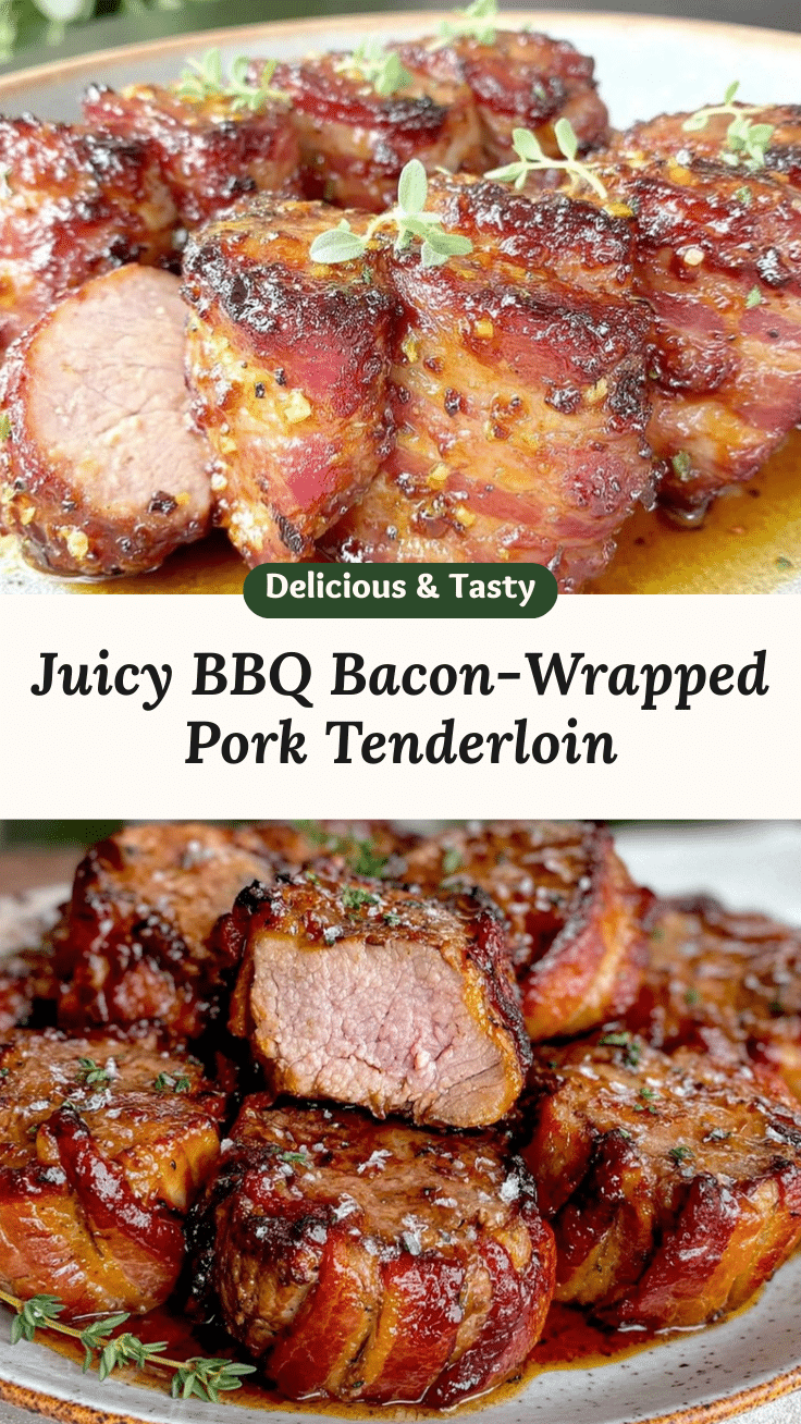 bbq bacon-wrapped pork tenderloin recipe