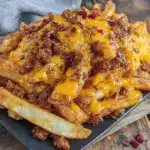 brown butter chili cheese fries - featured image