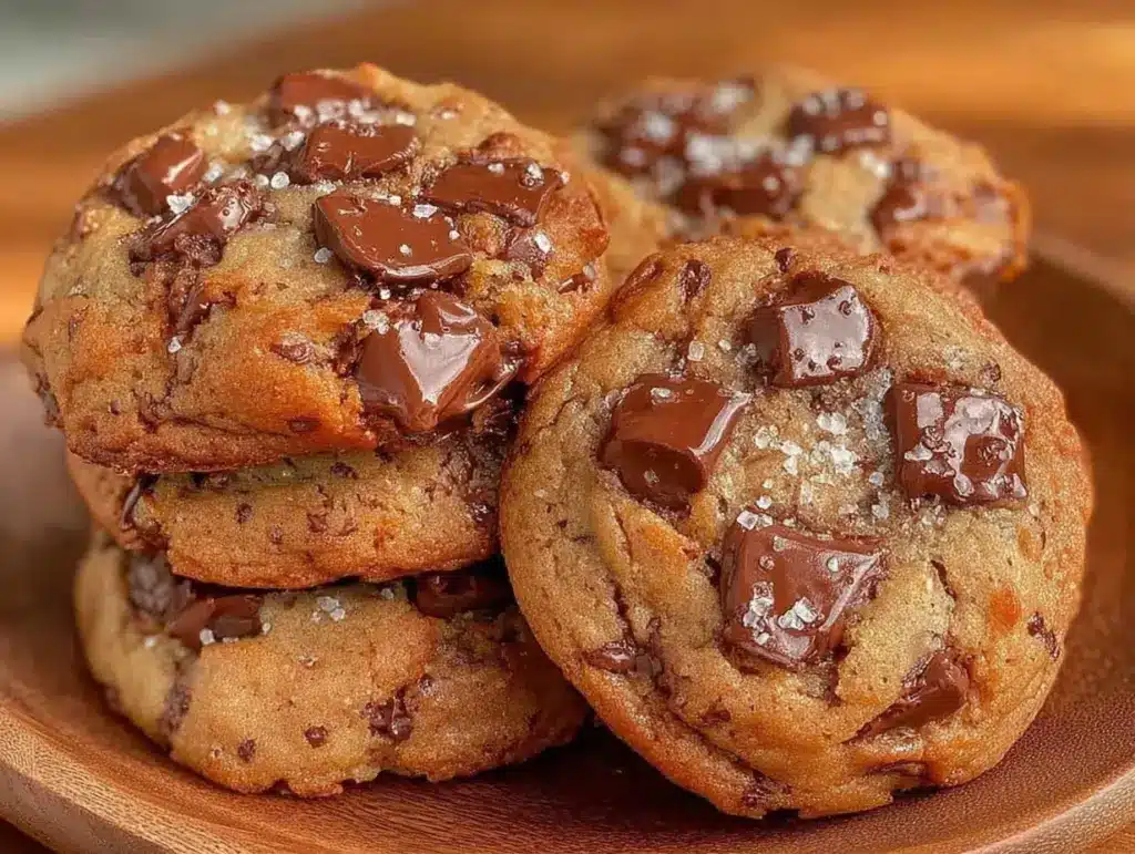 brown butter chocolate chip cookies - featured image