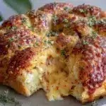 cheese-stuffed king cake - featured image