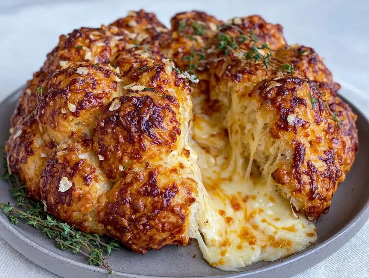 cheese-stuffed king cake preparation steps