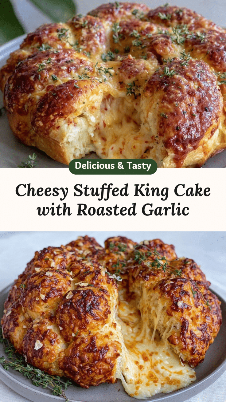 cheese-stuffed king cake recipe
