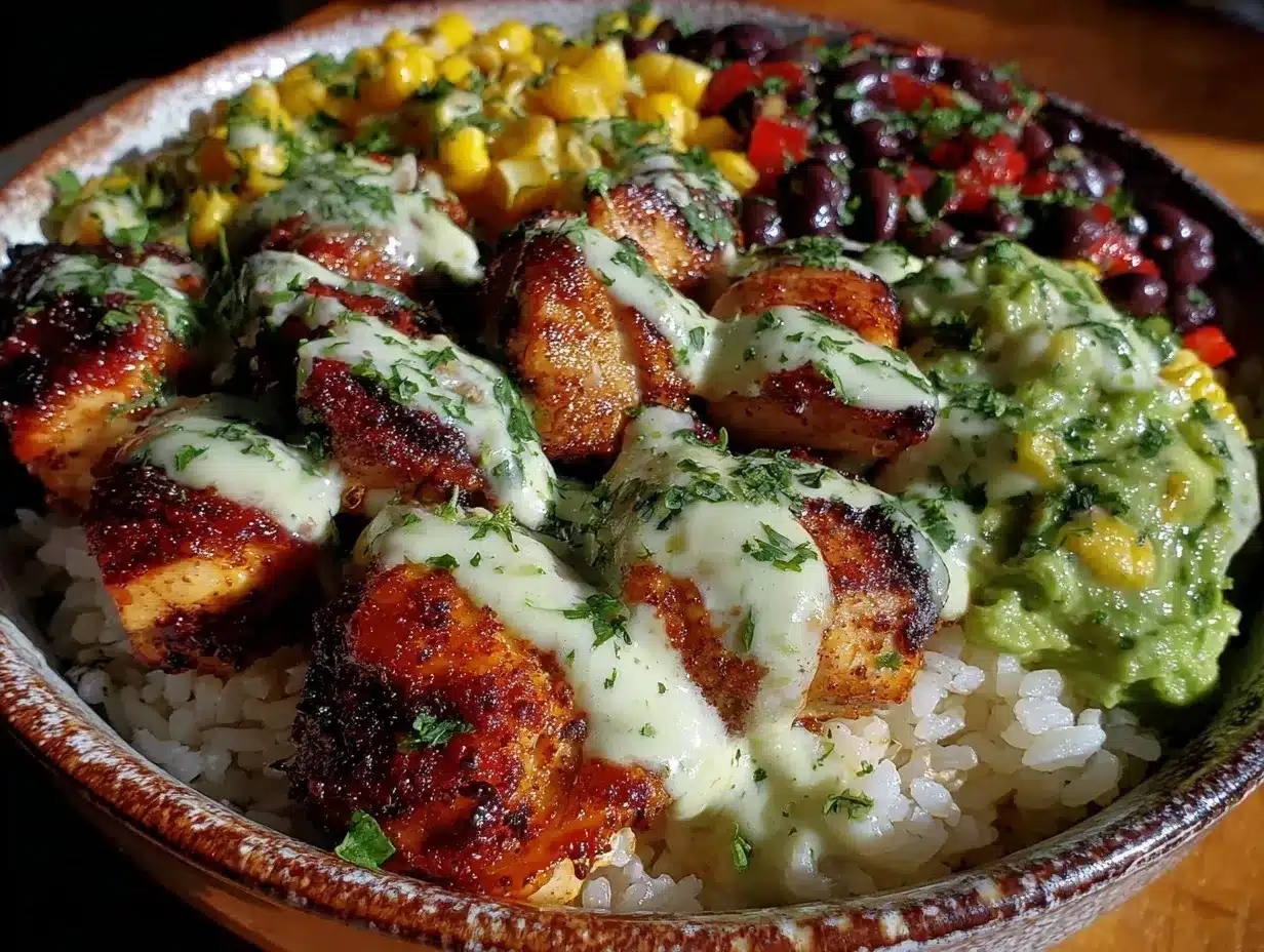 chicken burrito bowls preparation steps