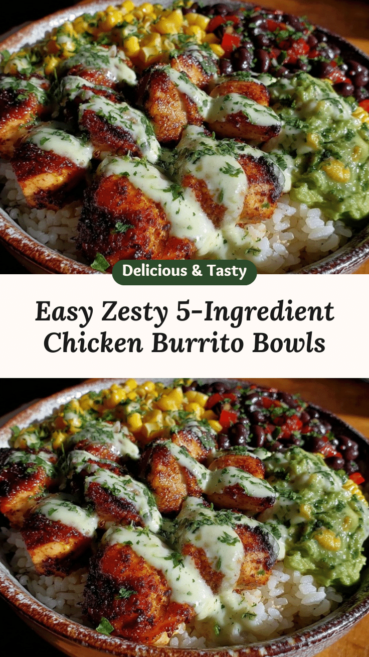 chicken burrito bowls recipe