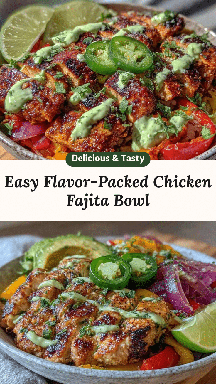 chicken fajita bowl recipe