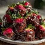 chocolate-covered strawberry tower - featured image