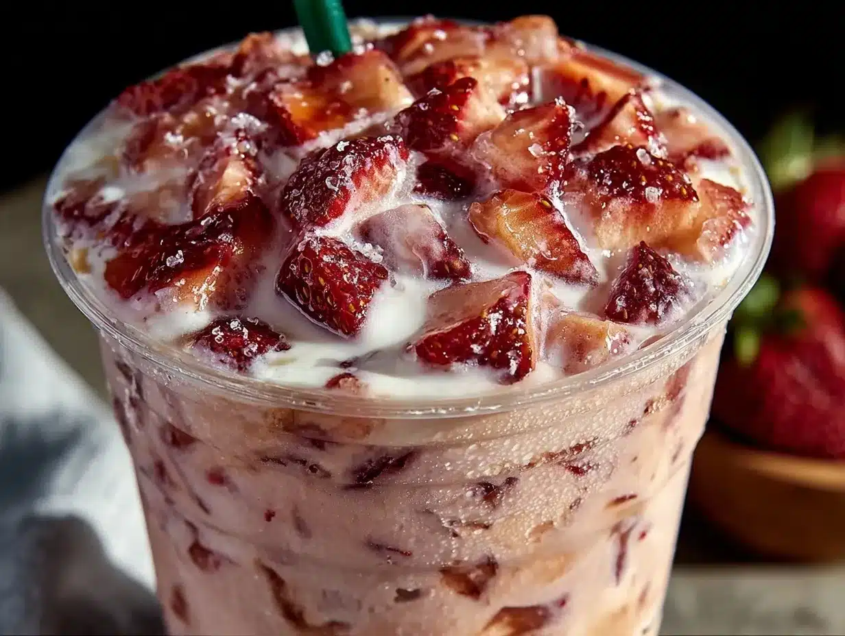 copycat Starbucks pink drink recipe preparation steps