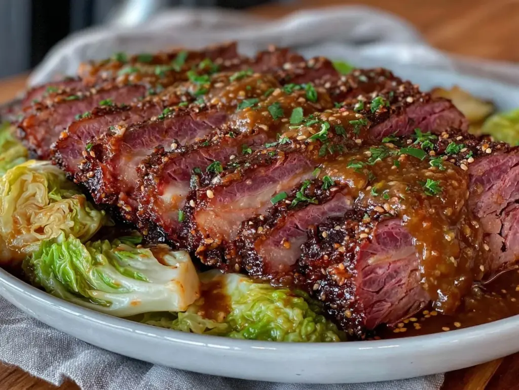 cozy corned beef and cabbage recipe - featured image