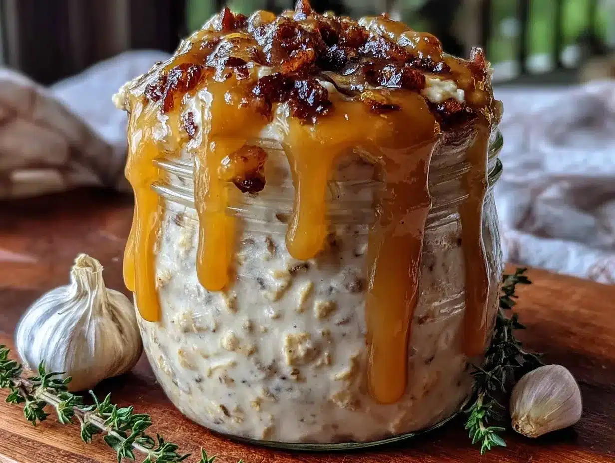 cozy sticky overnight oats preparation steps