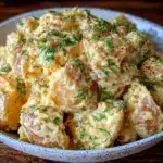 creamy classic potato salad - featured image