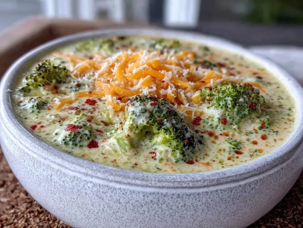 creamy copycat panera broccoli cheddar soup - featured image