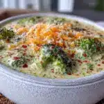 creamy copycat panera broccoli cheddar soup - featured image
