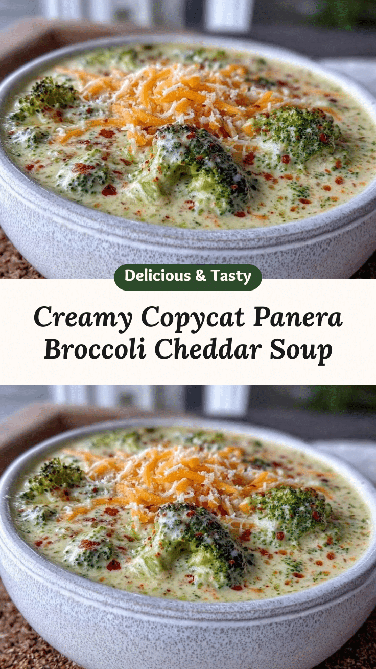 creamy copycat panera broccoli cheddar soup recipe