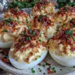 creamy deviled eggs - featured image