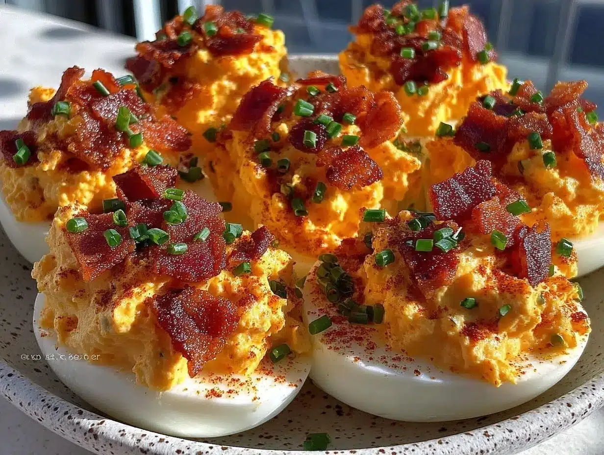 creamy deviled eggs preparation steps