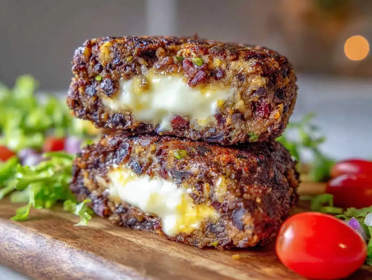 creamy keto black bean burgers preparation steps