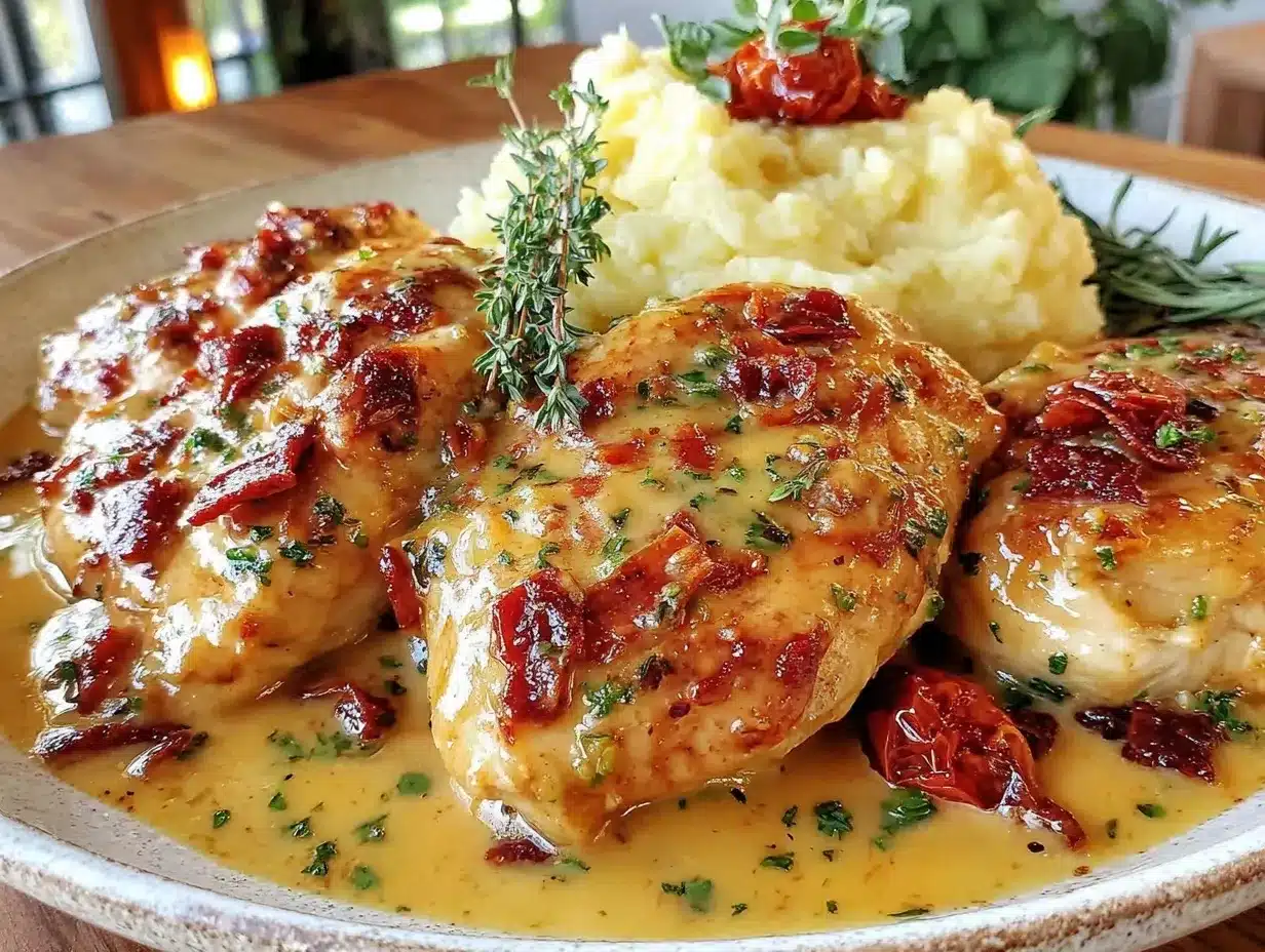 creamy marry me chicken preparation steps