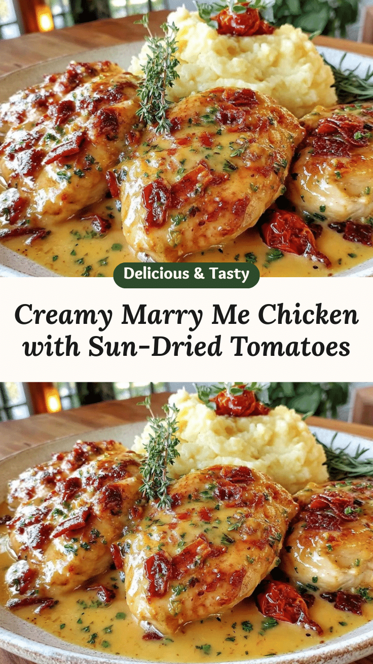 creamy marry me chicken recipe