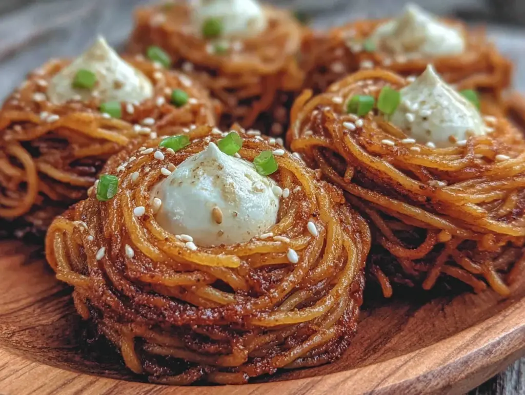 creamy sheet pan longevity noodles - featured image