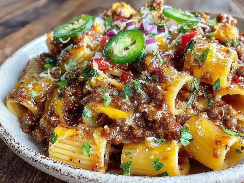 creamy taco pasta - featured image