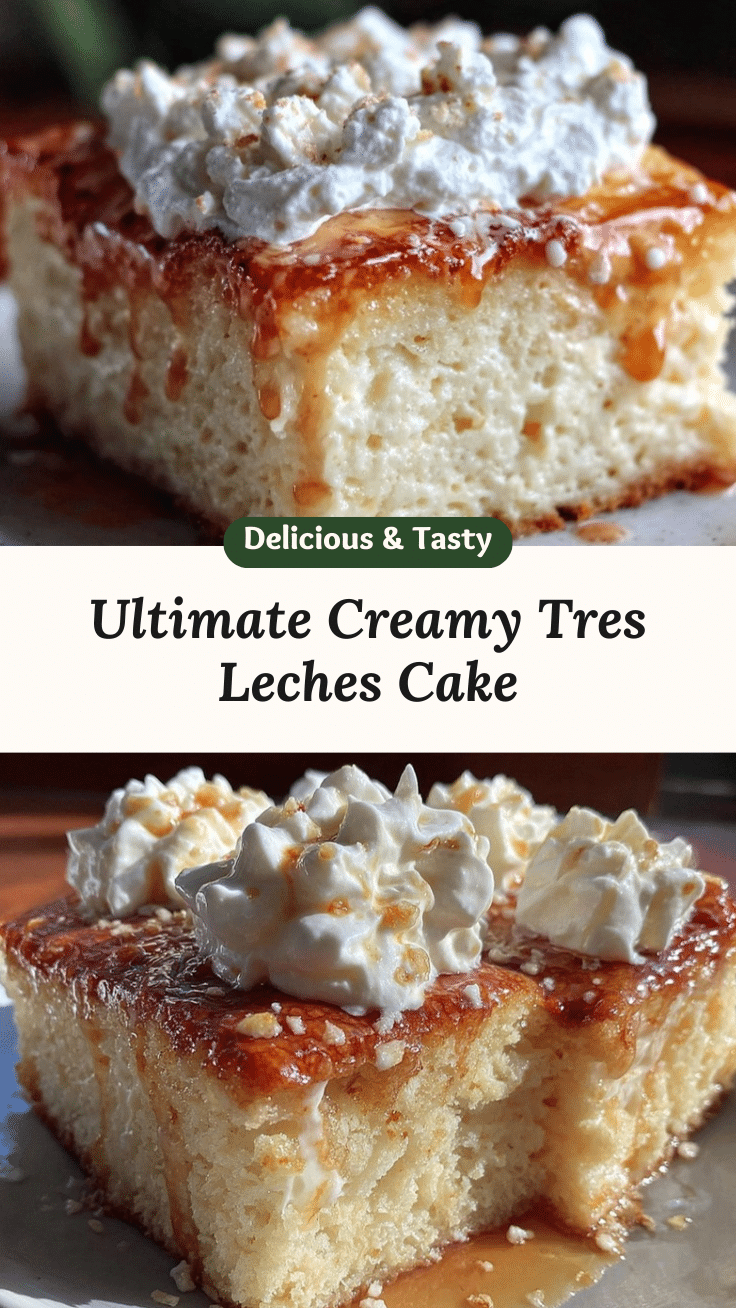 creamy tres leches cake recipe