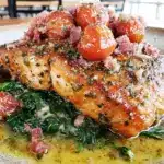 creamy tuscan butter salmon - featured image