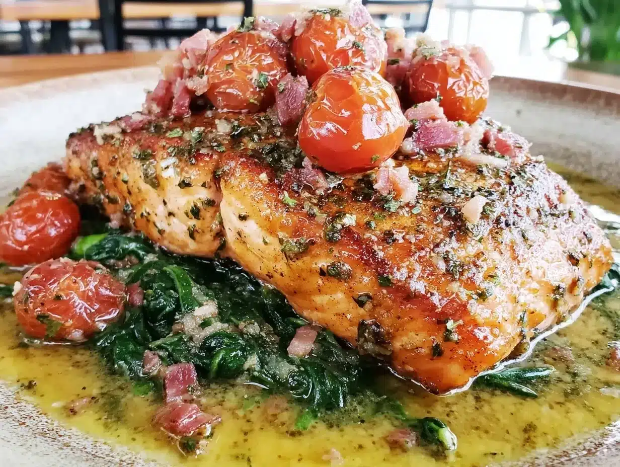 creamy tuscan butter salmon preparation steps