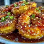 crispy air fryer New Orleans BBQ shrimp - featured image