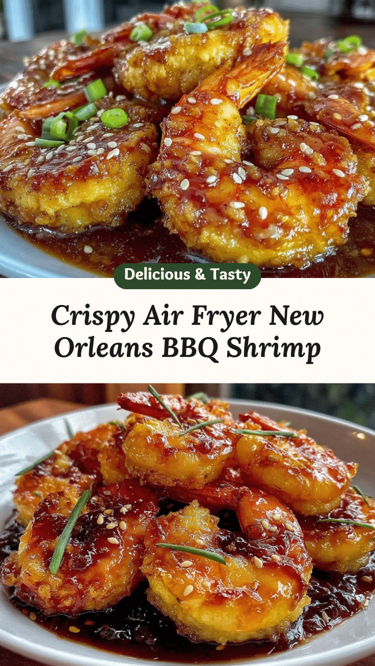 crispy air fryer New Orleans BBQ shrimp recipe